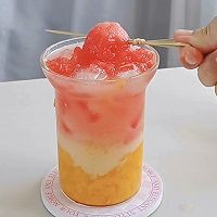 西瓜芒果优格饮品