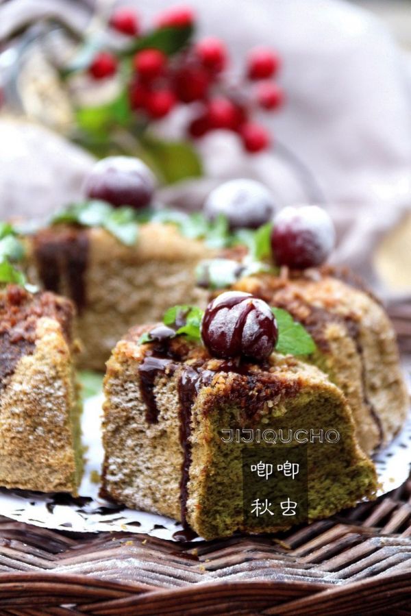 薄荷抹茶椰蓉蛋糕