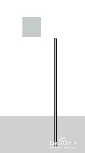 flash如何绘制一根卡通长矛