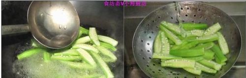 白灼杨茄的做法