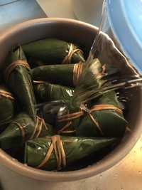 红豆蜜枣小脚粽