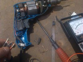 怎样学使用万用表之 怎样修手枪钻