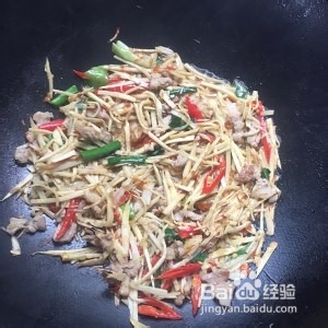 食补佳品竹笋炒肉的做法