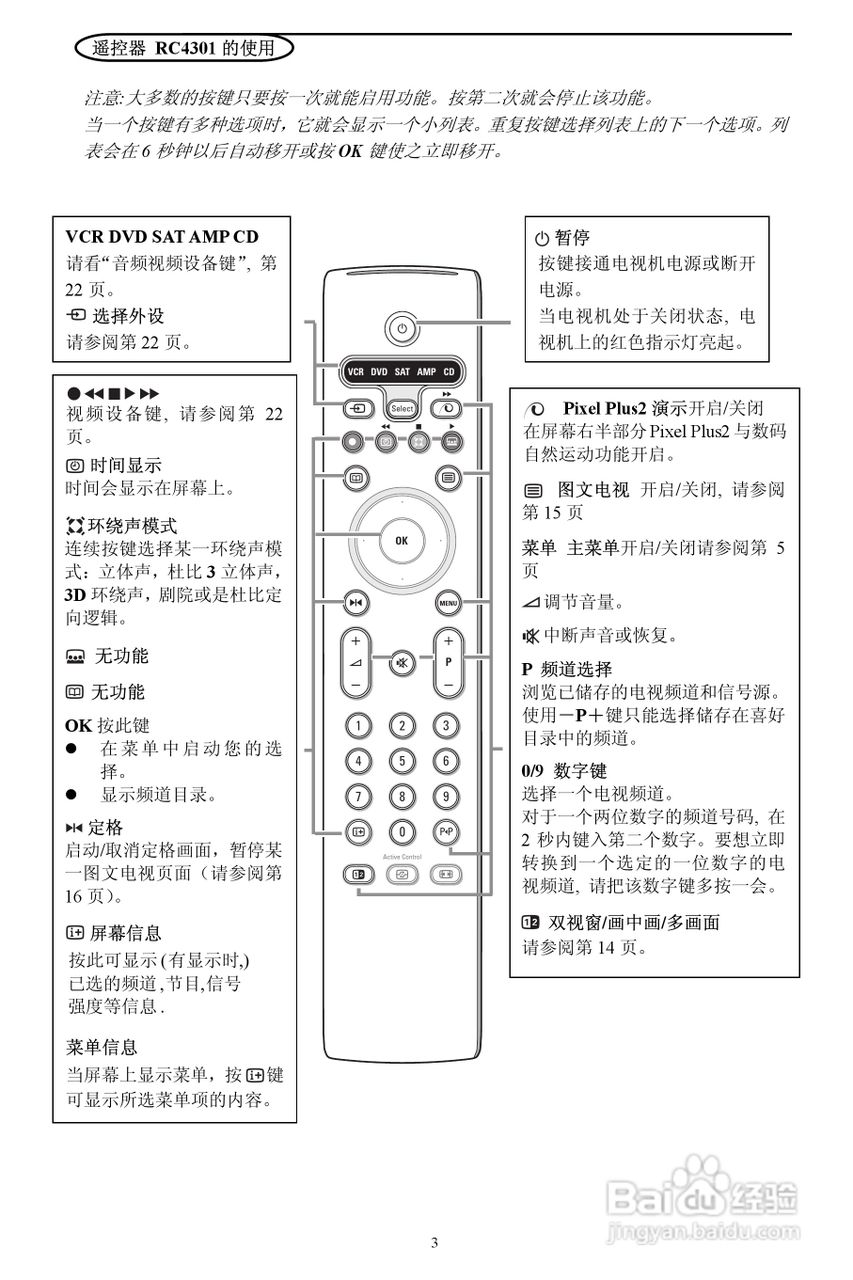 Philip飞利浦34PT9493电视说明书:[1]