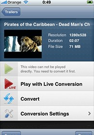 用iphone播放电脑上的视频