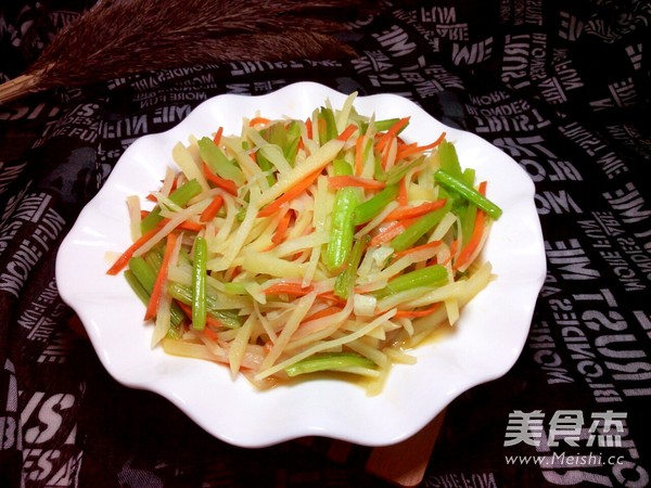 素炒三丝的做法