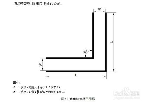 直角轉彎: 左前輪軋入口左側道路邊緣線,不合格 右後輪軋入口右側