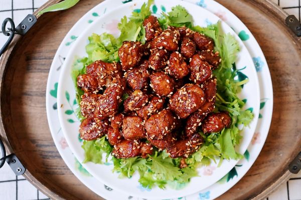 喷香孜然羊肉粒