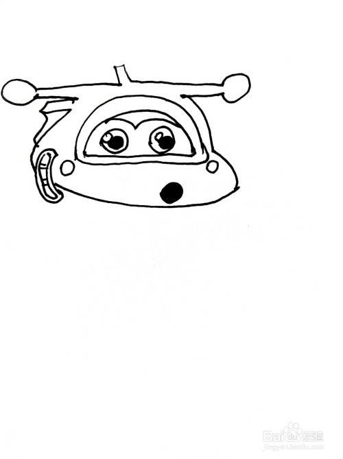 超级飞侠系列之小迪迪简笔画