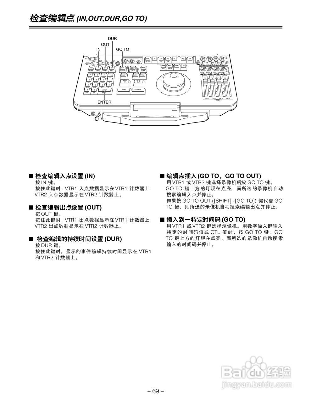 松下AJ-LT95MC数码摄像机说明书:[7]