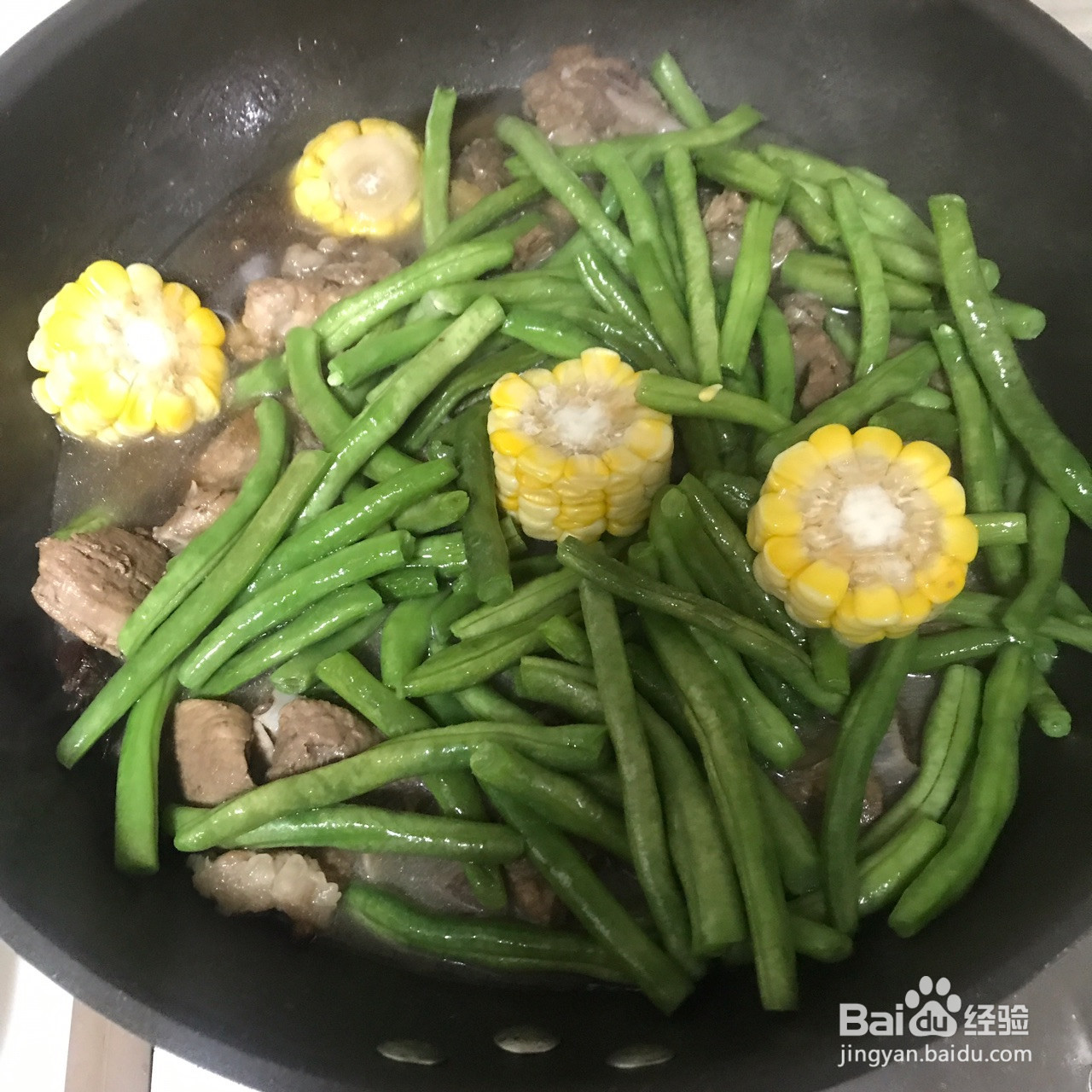排骨炖豆角的做法