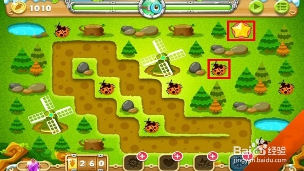 保卫萝卜2第21关金萝卜攻略