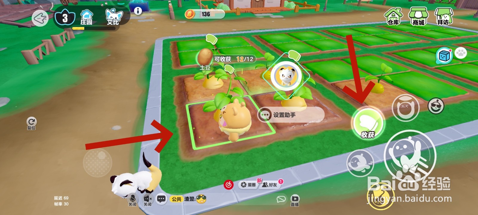 蛋仔派对游戏中怎么收集成熟的土豆教程