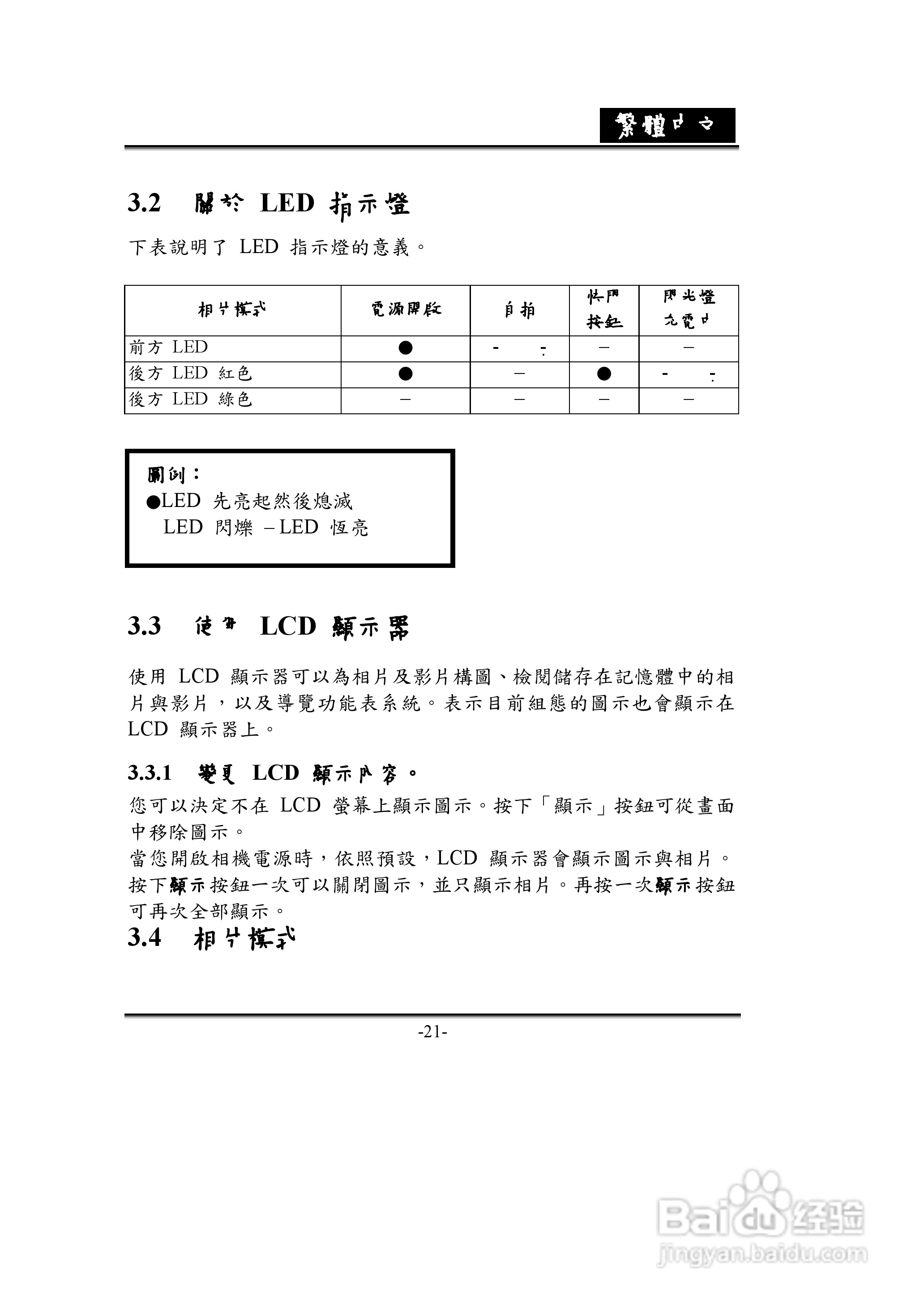 昆盈G-Shot D613 R2型数码相机使用说明书:[3]