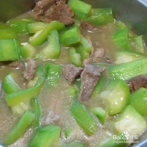 丝瓜炒瘦肉