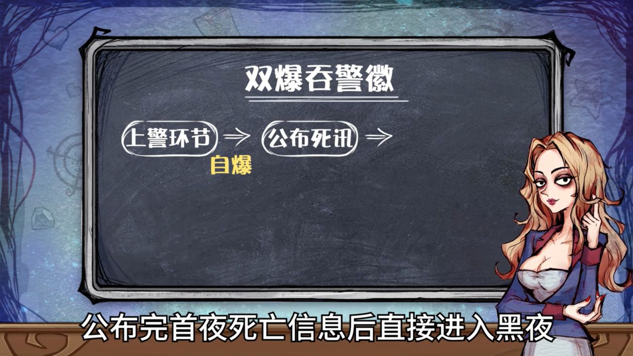 狼人如何利用自爆吞警徽