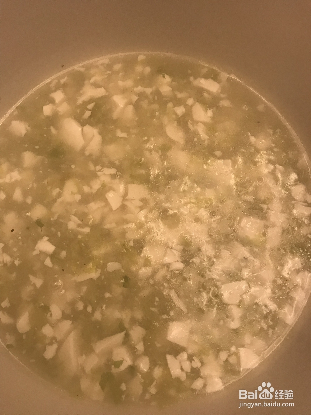 香香脆脆的芹菜豆腐羹