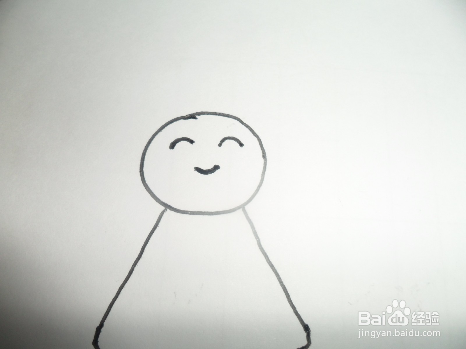儿童简笔画：晴天娃娃