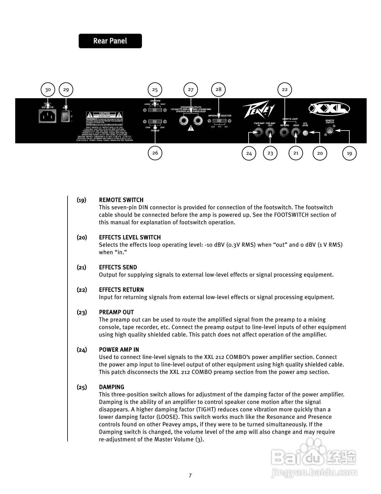 百威 XXL 212 Combo音响说明书:[1]