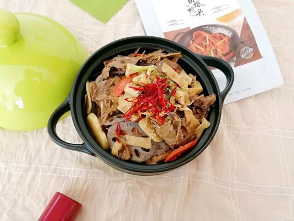 干锅鸭头#食光社干锅鸭#