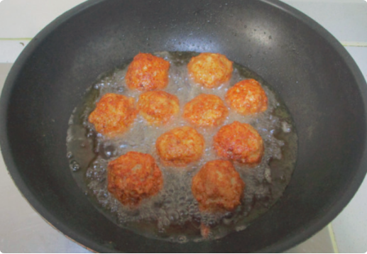 炸肉丸子的家常做法是怎样的