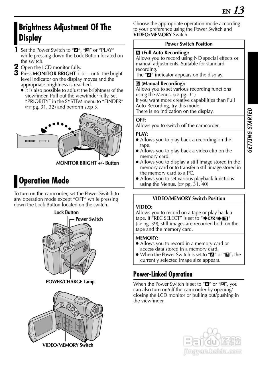 胜利JVC GR-D200数码摄像机使用说明书:[2]