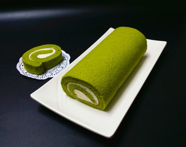 抹茶奶油蛋糕卷