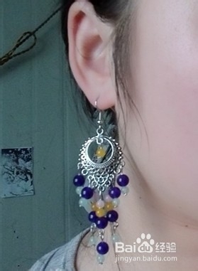 简单制作复古名族耳环