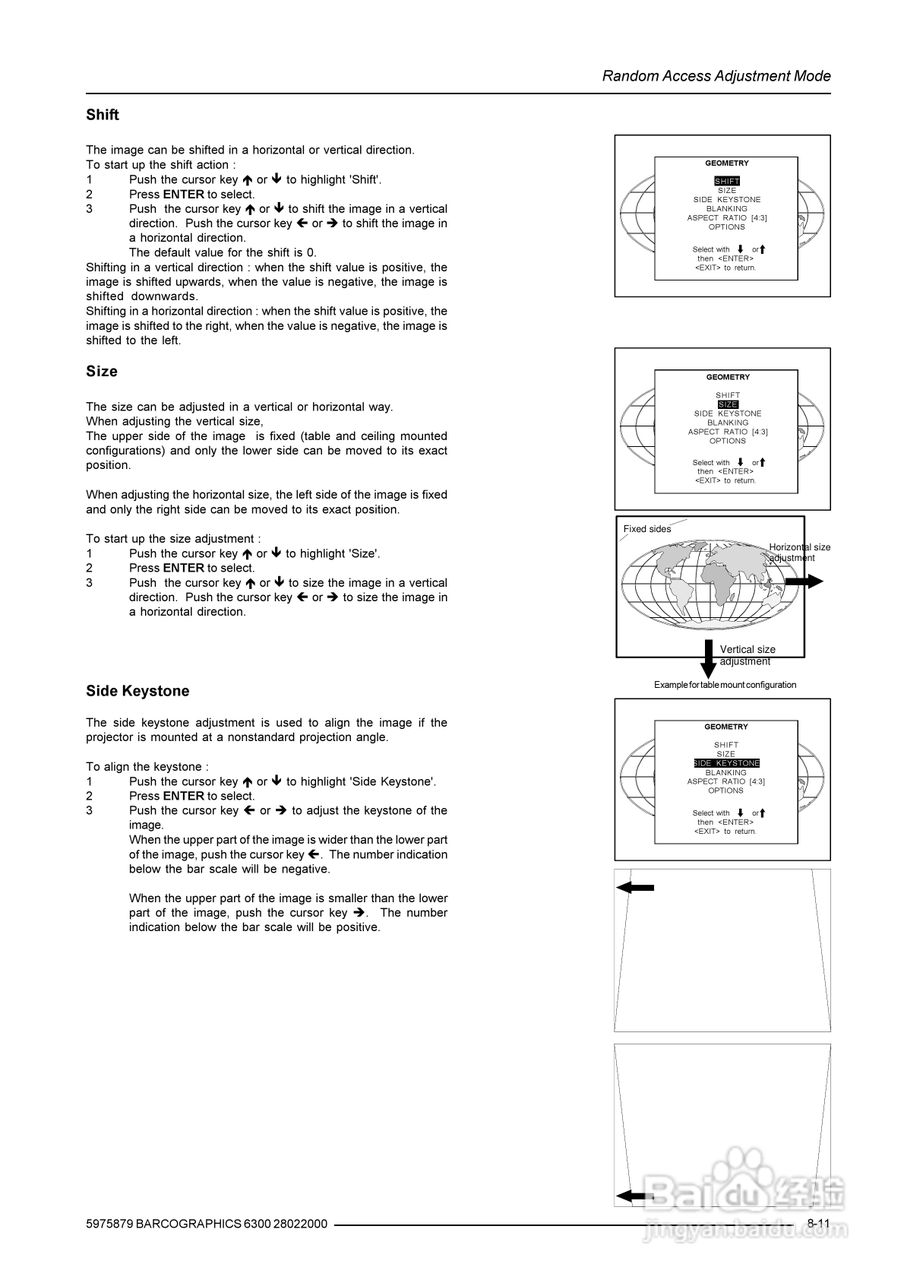 Barco巴可 GRAPHICS 6300投影机说明书:[4]