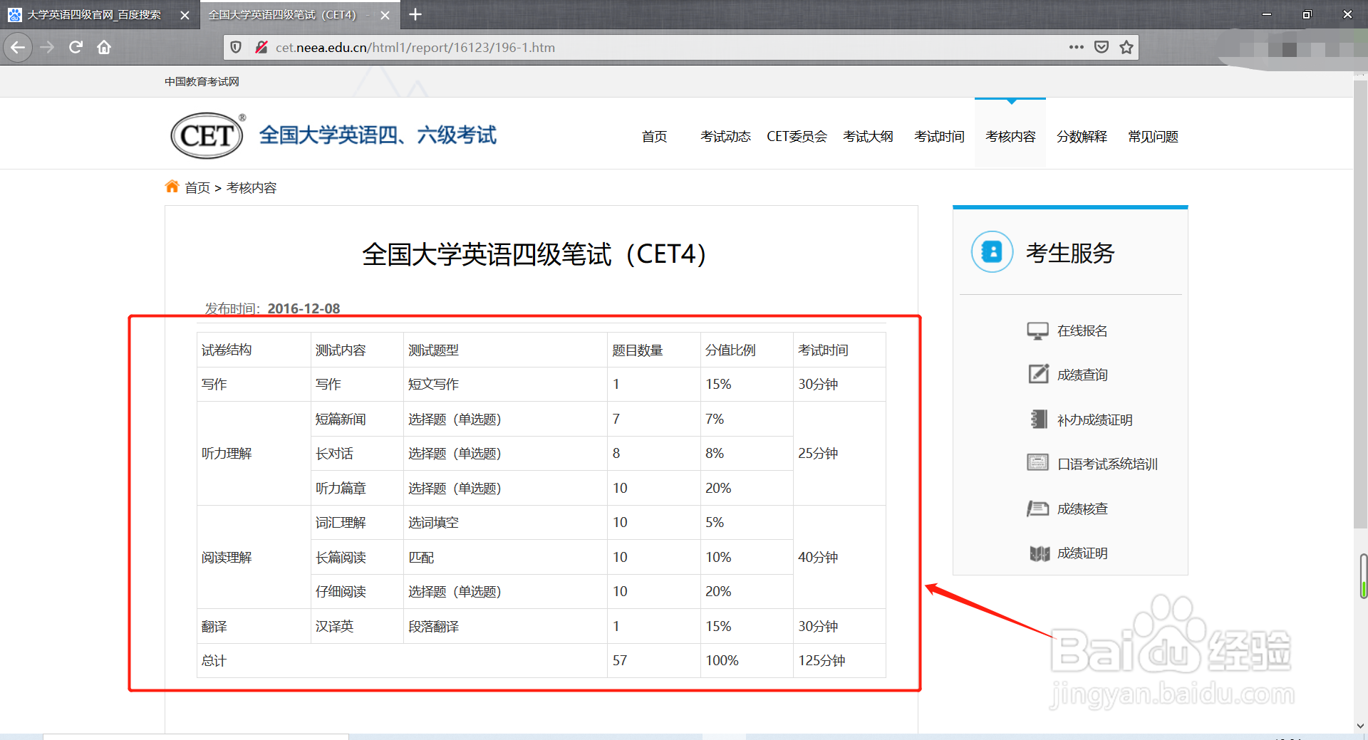 四级分数怎么评定的