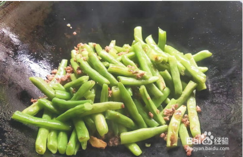 肉沫豆角怎么做