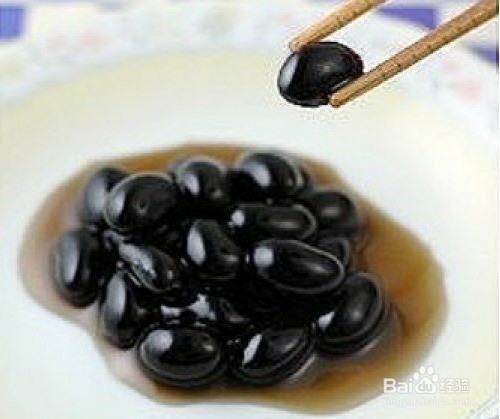 醋泡黑豆,疗养肾虚