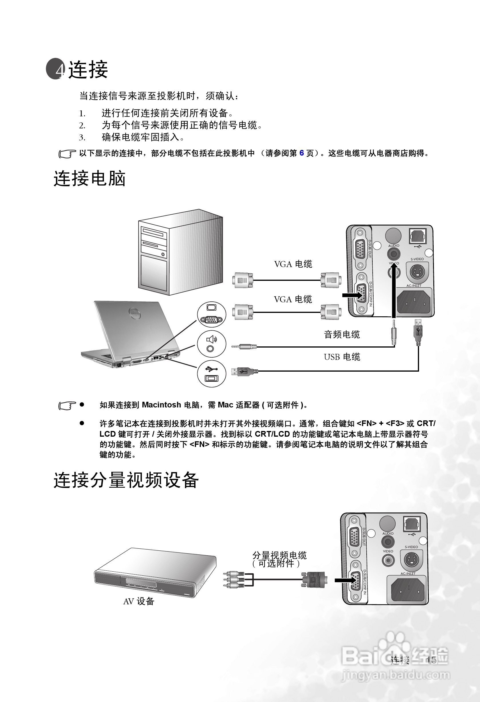 明基PB6245投影机使用说明书:[2]