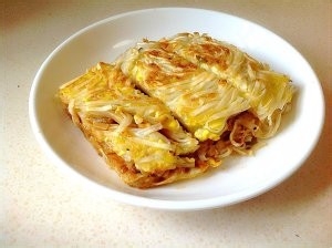 家庭版自制挂面煎饼