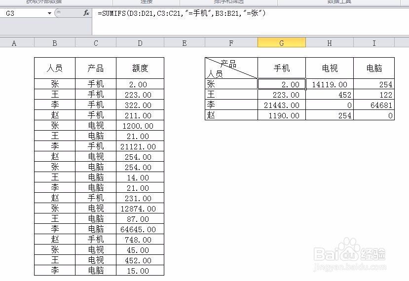 Excel 函数介绍——sumif函数和countif函数