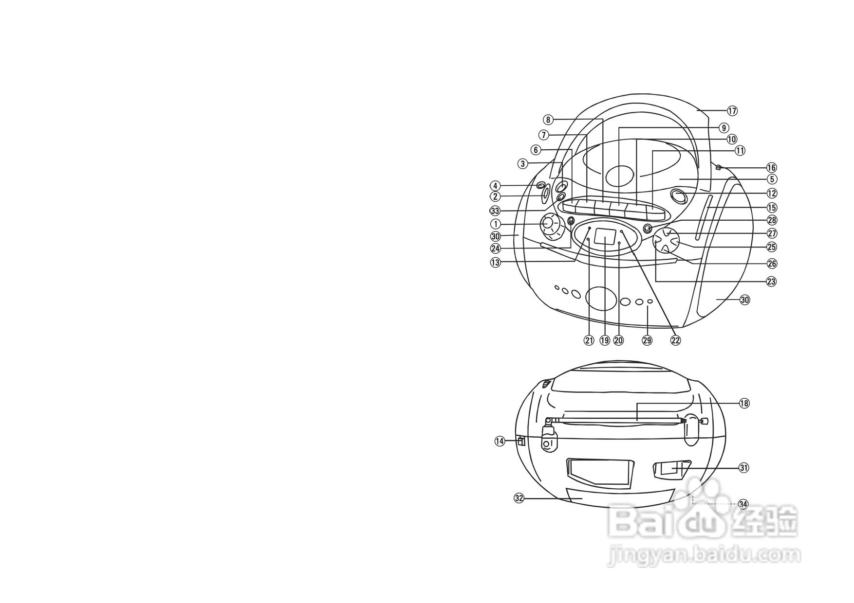 三洋MCD-TT323手提CD收录音机使用说明书