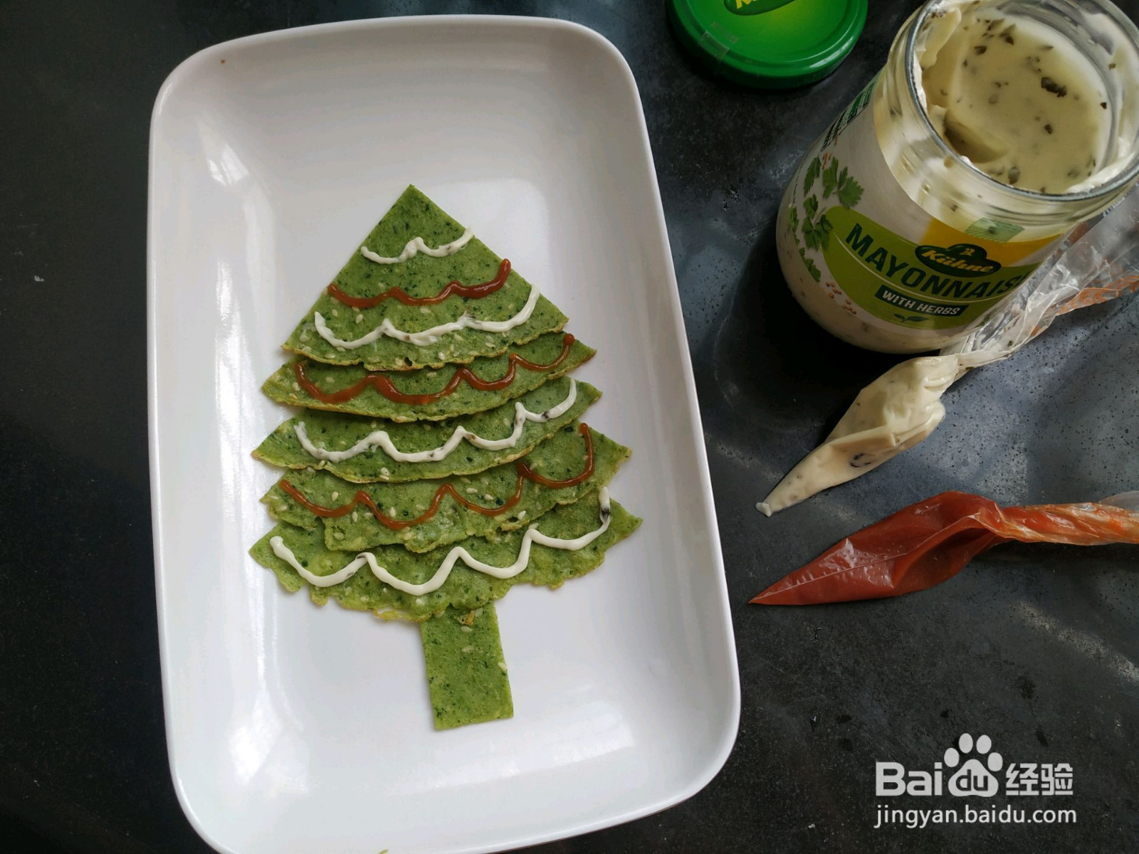 煎饼圣诞树的做法