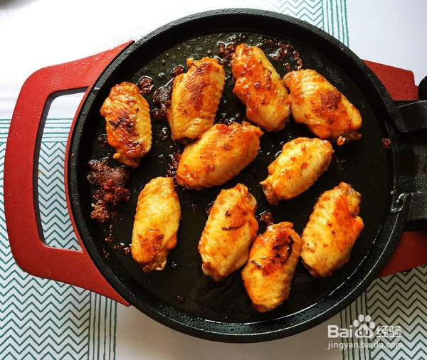 香煎鸡中翅的做法
