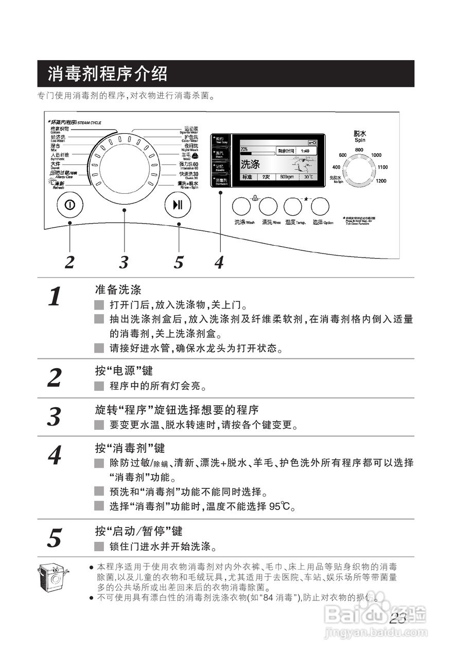 LG WD-T12355DS洗衣机使用说明书:[3]