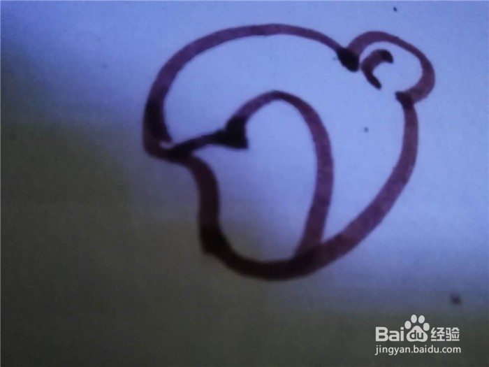 怎么样用简笔画画小猴子