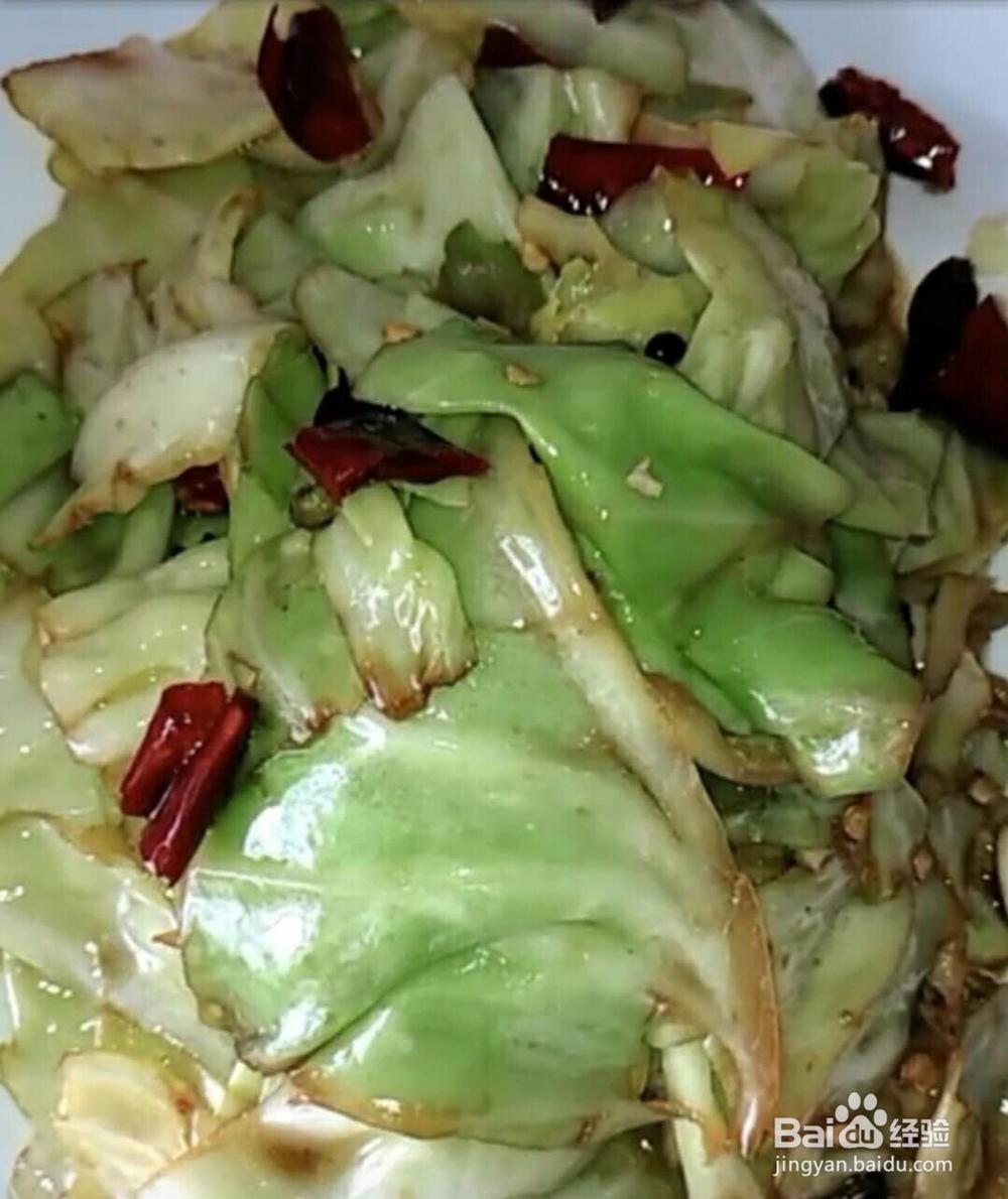 炝炒圆白菜做法