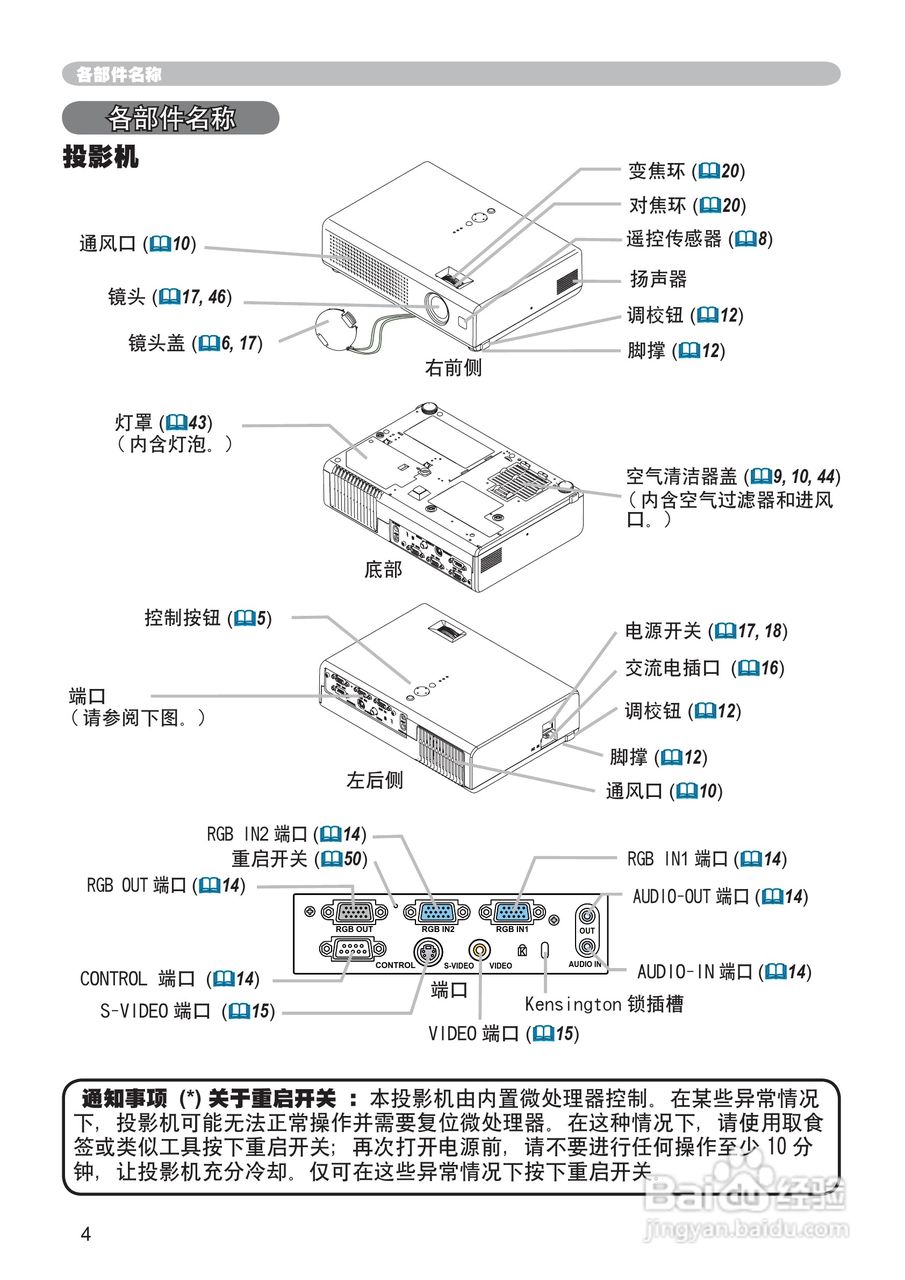 日立CP-RS56投影机使用说明书:[1]