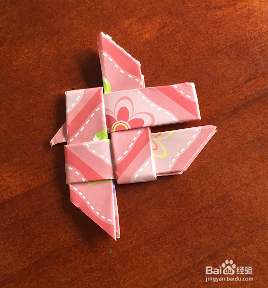 手工折纸——小飞轮的折法