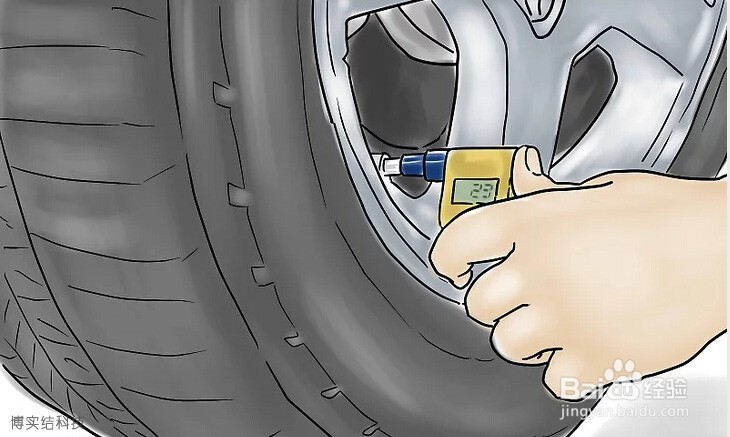 自己如何动手检测汽车胎压