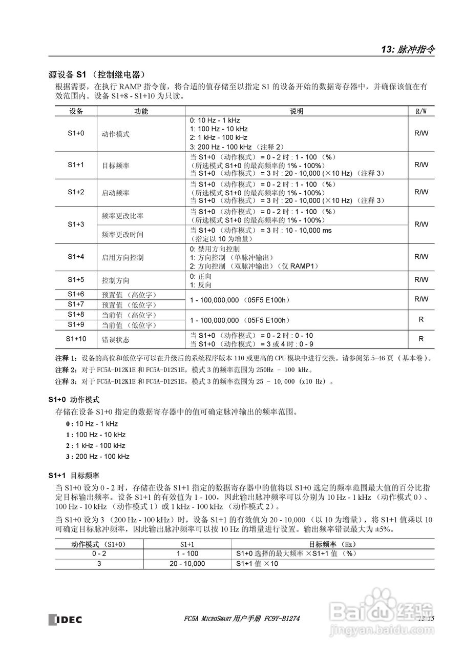FC5A型可编程控制器_显示器使用说明书:[16]