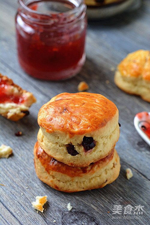 蔓越莓司康的做法