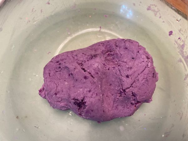 芝士流心紫薯饼