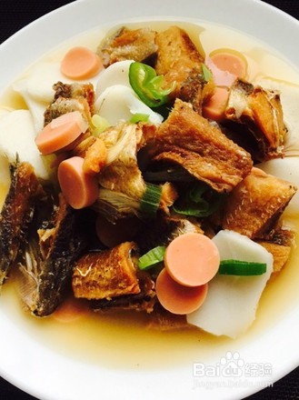 怎么做火腿年糕烧鱼干