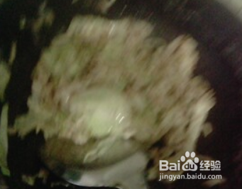 卷心菜味面条的做法