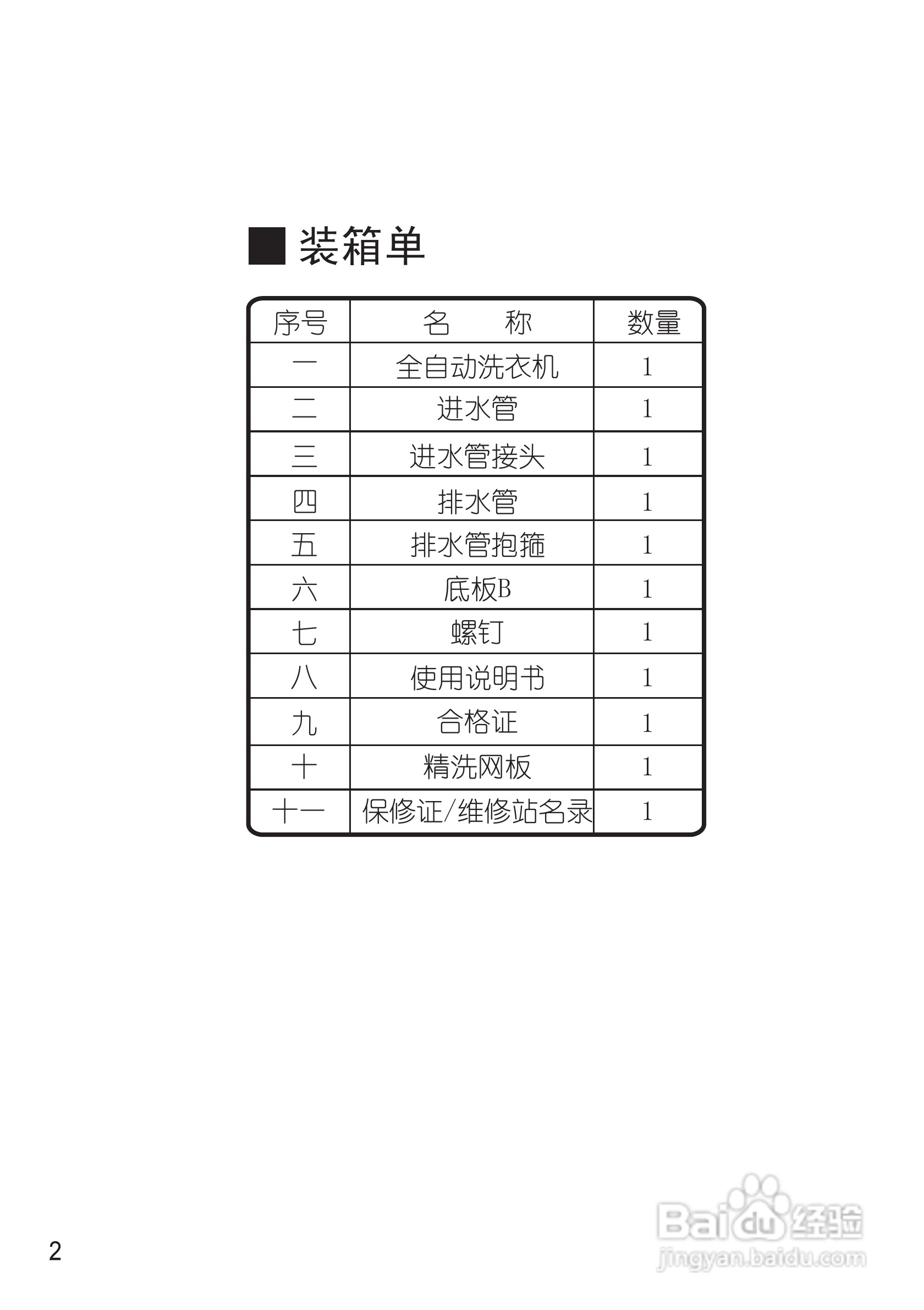松下XQB65-F641U洗衣机说明书:[1]